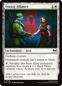 Uneasy Alliance - Teenage Mutant Ninja Turtles - Magic: The Gathering card