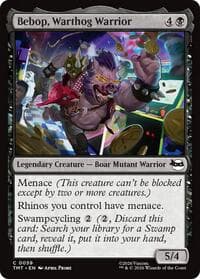 Bebop, Warthog Warrior - Teenage Mutant Ninja Turtles - Magic: The Gathering card