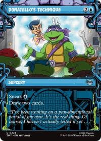 Donatello's Technique (Showcase) - Teenage Mutant Ninja Turtles - Magic: The Gathering card