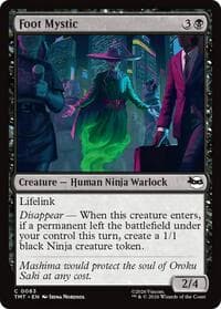 Foot Mystic - Teenage Mutant Ninja Turtles - Magic: The Gathering card