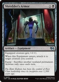 Shredder's Armor - Teenage Mutant Ninja Turtles - Magic: The Gathering card