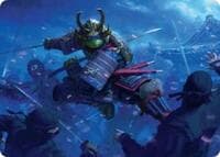 Leonardo, Sewer Samurai Art Card (1/54) - Art Series: Teenage Mutant Ninja Turtles - Magic: The Gathering card