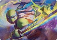 Leonardo's Technique Art Card - Art Series: Teenage Mutant Ninja Turtles - Magic: The Gathering card
