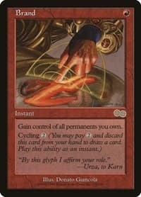 Brand - Urza's Saga - Magic: The Gathering card