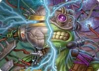 Mind Transfer Protocol Art Card - Art Series: Teenage Mutant Ninja Turtles - Magic: The Gathering card