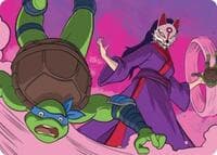 Kitsune's Technique Art Card - Art Series: Teenage Mutant Ninja Turtles - Magic: The Gathering card