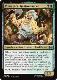 Pizza Face, Gastromancer - Teenage Mutant Ninja Turtles - Magic: The Gathering card