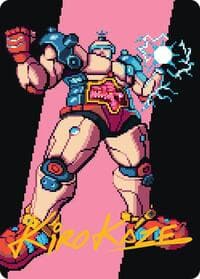 Krang, the All-Powerful Art Card (Gold-Stamped Signature) - Art Series: Teenage Mutant Ninja Turtles - Magic: The Gathering card