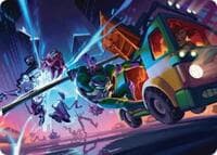 Donatello, Rad Scientist Art Card - Art Series: Teenage Mutant Ninja Turtles - Magic: The Gathering card