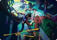 Pain 101 Art Card (Gold-Stamped Signature) - Art Series: Teenage Mutant Ninja Turtles - Magic: The Gathering card
