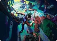 Pain 101 Art Card - Art Series: Teenage Mutant Ninja Turtles - Magic: The Gathering card