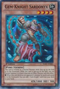 Gem-Knight Sardonyx - Hidden Arsenal 7: Knight of Stars - YuGiOh card