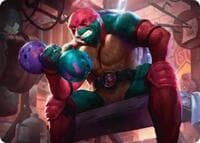 Raphael, Tough Turtle Art Card - Art Series: Teenage Mutant Ninja Turtles - Magic: The Gathering card