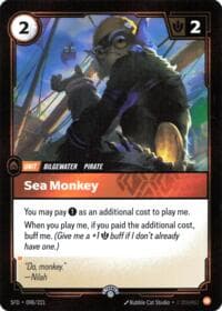 Sea Monkey - Riftbound Organized Play Promotional Cards - Riftbound: League of Legends Trading Card Game card