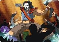 Casey Jones, Vigilante Art Card - Art Series: Teenage Mutant Ninja Turtles - Magic: The Gathering card