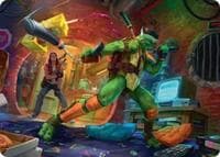 Michelangelo, Game Master Art Card - Art Series: Teenage Mutant Ninja Turtles - Magic: The Gathering card