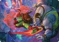 Super Combo Art Card - Art Series: Teenage Mutant Ninja Turtles - Magic: The Gathering card