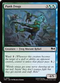Punk Frogs - Teenage Mutant Ninja Turtles - Magic: The Gathering card
