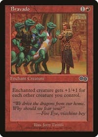 Bravado - Urza's Saga - Magic: The Gathering card
