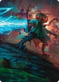 Baxter, Exzzperimental Zzientist Art Card - Art Series: Teenage Mutant Ninja Turtles - Magic: The Gathering card