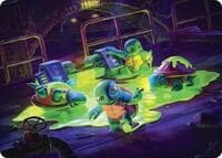 The Ooze Art Card - Art Series: Teenage Mutant Ninja Turtles - Magic: The Gathering card