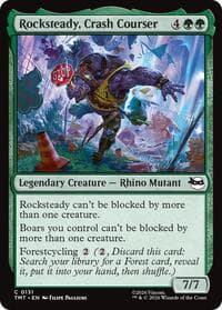 Rocksteady, Crash Courser - Teenage Mutant Ninja Turtles - Magic: The Gathering card