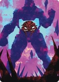 Krang, Utrom Warlord Art Card - Art Series: Teenage Mutant Ninja Turtles - Magic: The Gathering card