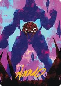 Krang, Utrom Warlord Art Card (Gold-Stamped Signature) - Art Series: Teenage Mutant Ninja Turtles - Magic: The Gathering card
