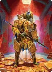 Commander's Plate Art Card - Art Series: Teenage Mutant Ninja Turtles - Magic: The Gathering card