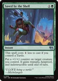Saved by the Shell - Teenage Mutant Ninja Turtles - Magic: The Gathering card