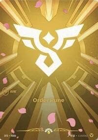 Order Rune (R06b) - Spiritforged - Riftbound: League of Legends Trading Card Game card