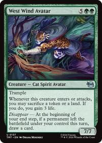 West Wind Avatar - Teenage Mutant Ninja Turtles - Magic: The Gathering card
