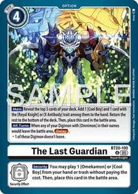 The Last Guardian (Reprint) - Advanced Booster Digimon Generation - Digimon Card Game card