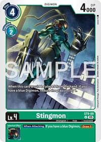 Stingmon - ST9-09 (Reprint) - Advanced Booster Digimon Generation - Digimon Card Game card
