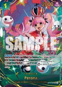 Perona (Japanese Version 3rd Anniversary Set) - One Piece Promotion Cards - One Piece Card Game card