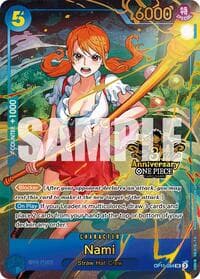 Nami (Japanese Version 3rd Anniversary Set) - One Piece Promotion Cards - One Piece Card Game card