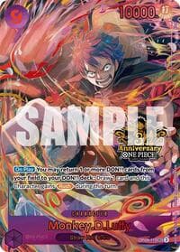 Monkey.D.Luffy (Japanese Version 3rd Anniversary Set) - One Piece Promotion Cards - One Piece Card Game card