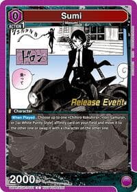 Sumi - UE16BT: KAGURABACHI Release Event Cards - Union Arena card