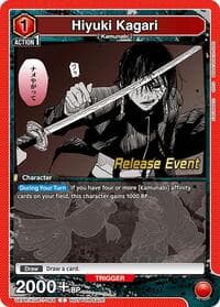 Hiyuki Kagari (064) - UE16BT: KAGURABACHI Release Event Cards - Union Arena card