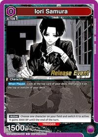 Iori Samura - UE16BT: KAGURABACHI Release Event Cards - Union Arena card