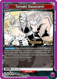 Tamaki Sazanami - UE16BT: KAGURABACHI Release Event Cards - Union Arena card