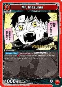 Mr. Inazuma - UE16BT: KAGURABACHI Release Event Cards - Union Arena card