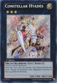 Constellar Hyades - Hidden Arsenal 7: Knight of Stars - YuGiOh card