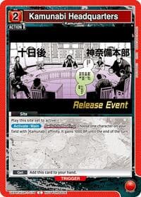 Kamunabi Headquarters - UE16BT: KAGURABACHI Release Event Cards - Union Arena card