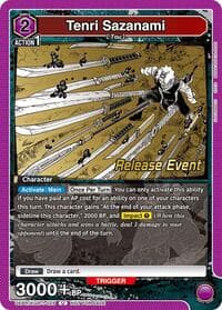 Tenri Sazanami - UE16BT: KAGURABACHI Release Event Cards - Union Arena card