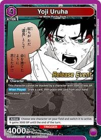 Yoji Uruha (017) - UE16BT: KAGURABACHI Release Event Cards - Union Arena card