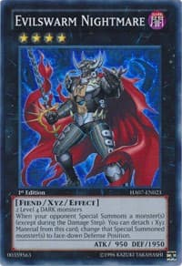 Evilswarm Nightmare - Hidden Arsenal 7: Knight of Stars - YuGiOh card