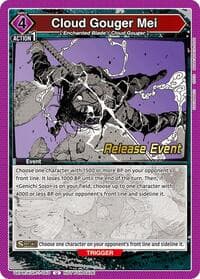 Cloud Gouger Mei - UE16BT: KAGURABACHI Release Event Cards - Union Arena card