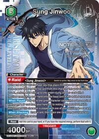 Sung Jinwoo (048) (SR*) - UE17BT: SOLO LEVELING - Union Arena card