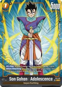Son Gohan : Adolescence - FS11-08 - Starter Deck EX: The Phase of Evolution - Dragon Ball Super: Fusion World card